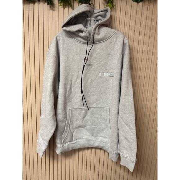 Zanerobe Men's Racer Hood Sweatshirt in Grey Sz XL - Picture 2 of 7